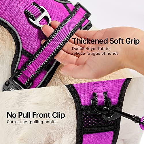 NESTROAD No Pull Dog Harness, Adjustable Oxford Dog Vest Harness - Image 3