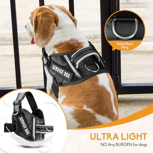 Service Dog Vest Harness and Leash Set, Animire in Training Dog Harness - Image 4