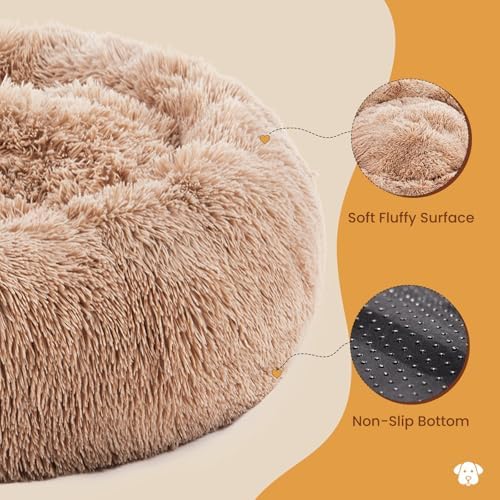 NEWBULIG 30.7x30.7 Inch Donut Dog Bed - Image 6