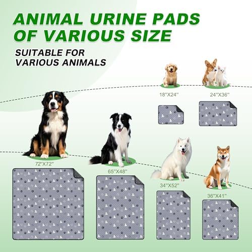 WanpeeGoo Washable Pee Pads for Dogs, Waterproof, 48 x 48 in, 2 Pack - Image 7