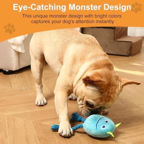 lilfrd 2 Pack Squeaky Rope Plush Dog Toys - Image 4
