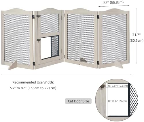 beeNbkks Freestanding Dog Gate - Image 3