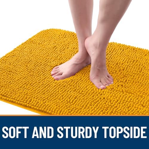 OLANLY Dog Door Mat for Muddy Paws 47x17, Super Absorbent Chenille Mud Mat - Image 4