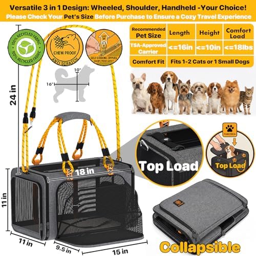 PAWZIDEA Expandable Pet Carrier - Image 2