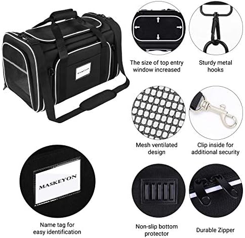TSA Airline Approved Large Pet Travel Carrier, 4 Sides Expandable - Image 6