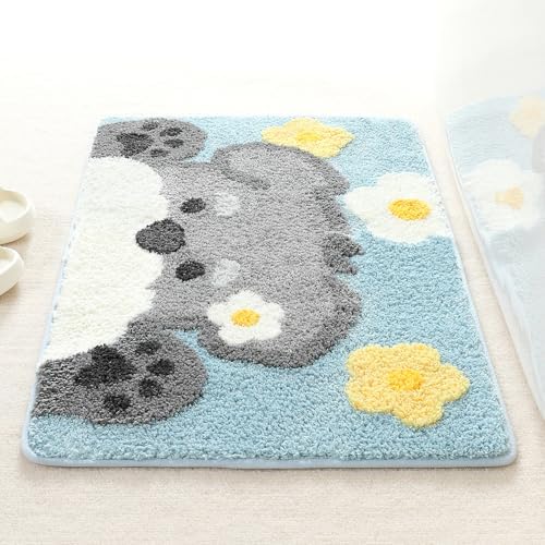 Molesun Schnauzer Bath Mat 16x24, Soft Absorbent Microfiber Bath Rugs - Image 3