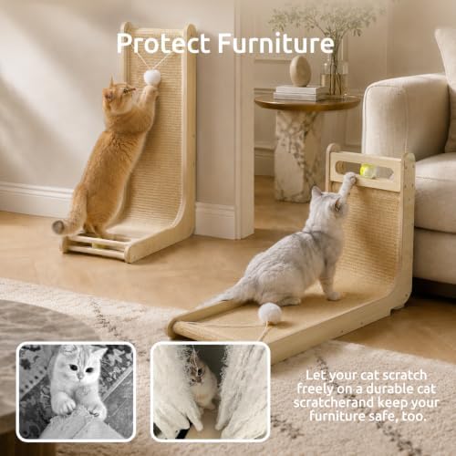 26.8" Sisal Cat Scratcher for Indoor Cats - Image 6