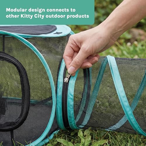 Kitty City Catio Outdoor 20' Cat Tunnel – 20‑Foot Cat‑Sized Play Tunnel - Image 6