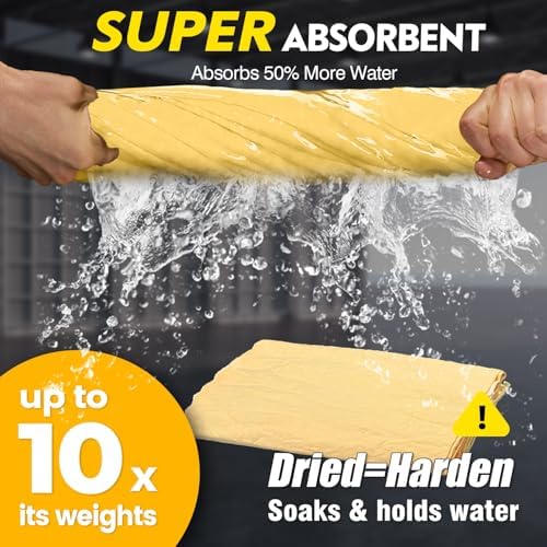 ARTIPOLY Premium Shammy Cloth for Car Drying 2pk-Super Absorbent Chamois Towel - Image 2
