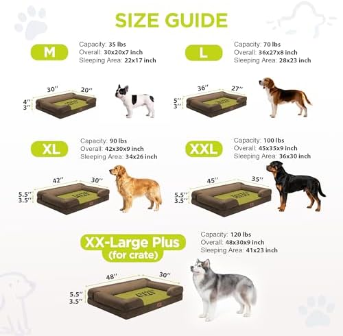 Waterproof Orthopedic Dog Bed for Extra Large Sized Dogs - Image 4
