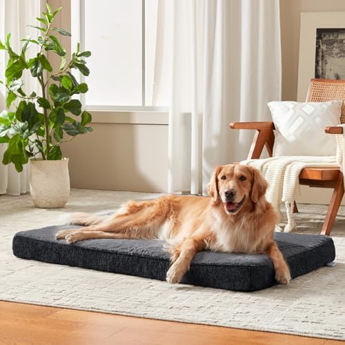JOEJOY Orthopedic XL Dog Bed for Large Dogs, Waterproof Dog Beds for Crate by JOEJOY