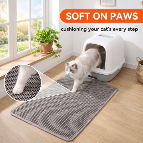 Cat Litter Mat, Double Layer Litter Trapping Mat - Image 4