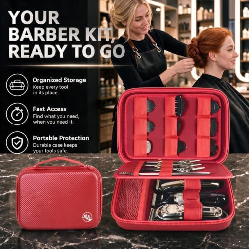 Boobowl Barber Accessories Bag for Clippers and Supplies, Hair Clipper Box - Image 7