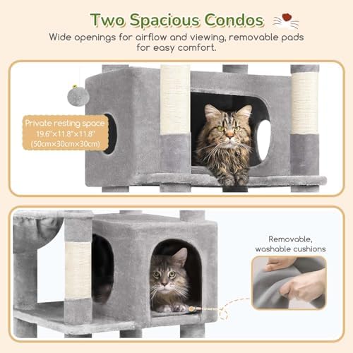 Globlazer 74in Heavy Duty Cat Tree Tower - Image 2