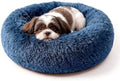 nononfish Plush Dog Bed for Small Dogs, Soft Calming Donut Bed by nononfish