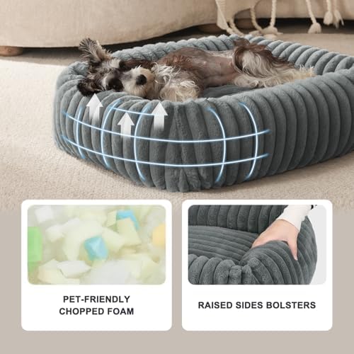 FURTIME Washable Dog Bed for Small Dogs, Cat Beds for Indoor Cats - Image 2