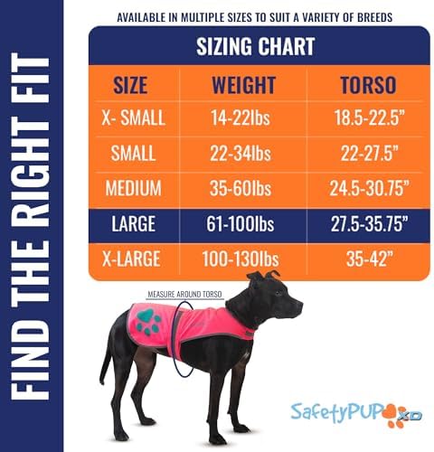 Reflective Dog Vest, Hi Vis Safety Gear - Image 2