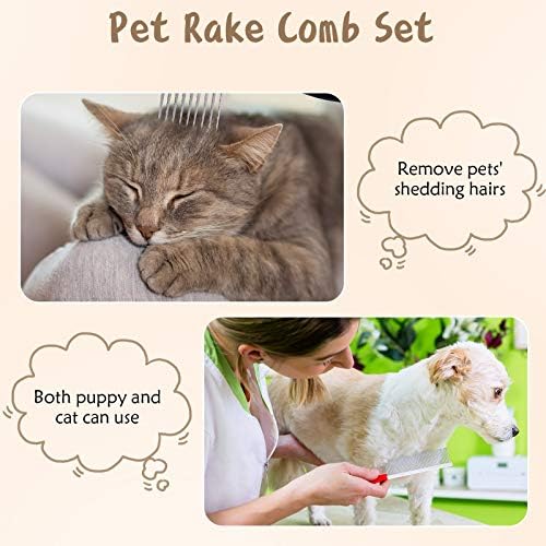 Patelai 4 Pcs Dog Dematting Comb - Image 4