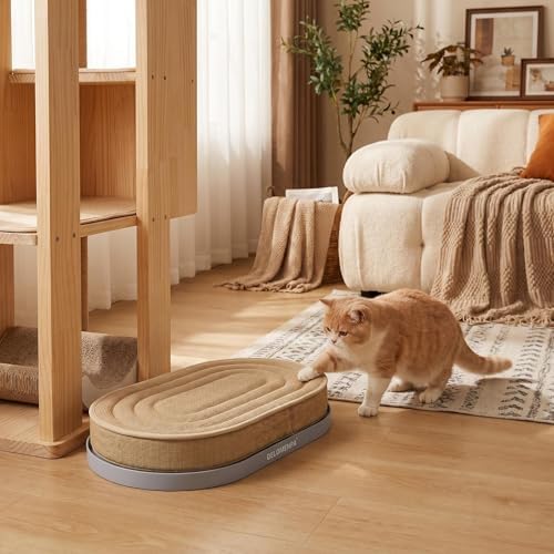Large Sisal Cat Scratcher Lounge, 2-in-1 Cat Bed - Image 6
