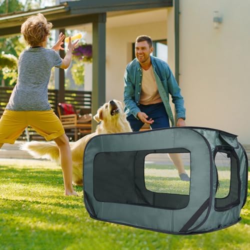 36 Inch Foldable Dog Kennel for Medium Dogs, Portable Waterproof Pop-Up Pet - Image 6