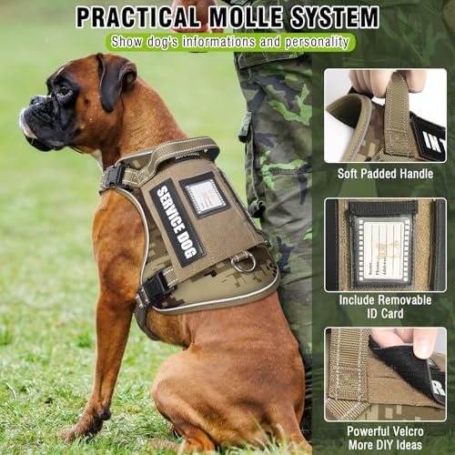 Tactical Dog Harness and Leash Set - Image 3