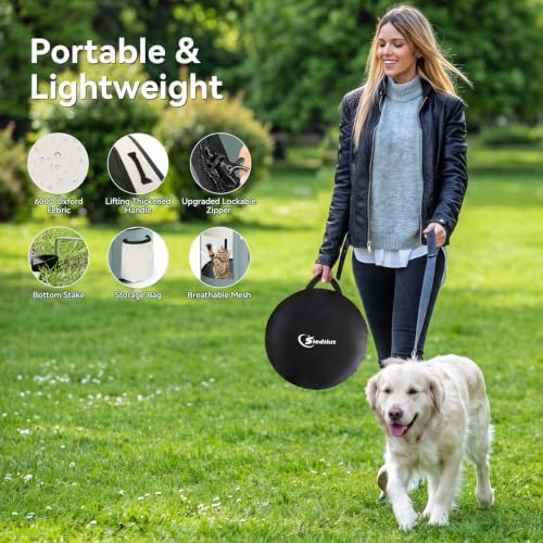 Siedihit 40" Dog Playpen, Cat Puppy Pen, Pet Portable Crate Indoor Outdoor - Image 4