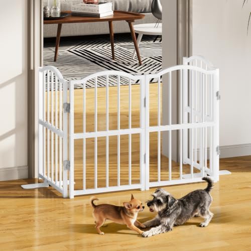 Snughome Dog Gate Indoor, 23.62" H Freestanding Short Dog Door Gates - Image 4