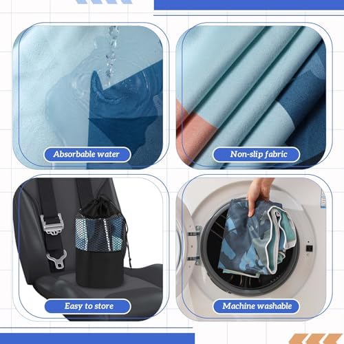 Hahafelt 2 Pack Car Seat Towel Cover - Image 6