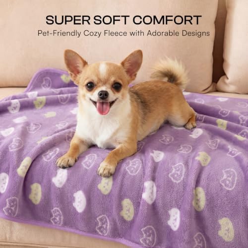 Luciphia 3 Pack Soft Fleece Dog Blankets - Image 3