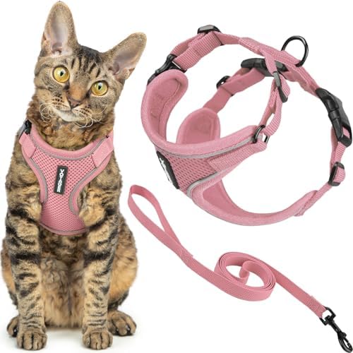 Voyager Escape-Proof Step-in Cat Harness & Leash by BestPetSuppliesLLC