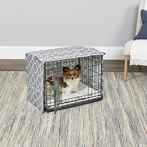 MidWest Homes for Pets Small Dog Crate Cover Featuring Teflon Fabric Protector - Image 3