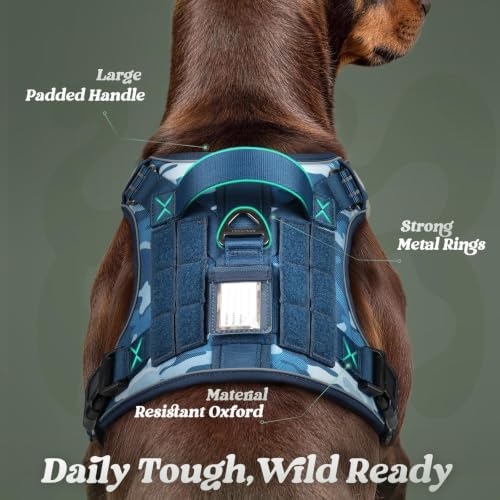 rabbitgoo Tactical Dog Harness Medium Sized, No Pull Service Pet Vest - Image 6