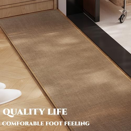 Super Absorbent Bath Runner Mat, Non-Slip 12in Wide Bathroom Rug, Long Narrow - Image 2
