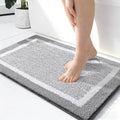 OLANLY Small Bathroom Rugs 24x16, Soft Absorbent Microfiber Bath Rugs by OLANLY