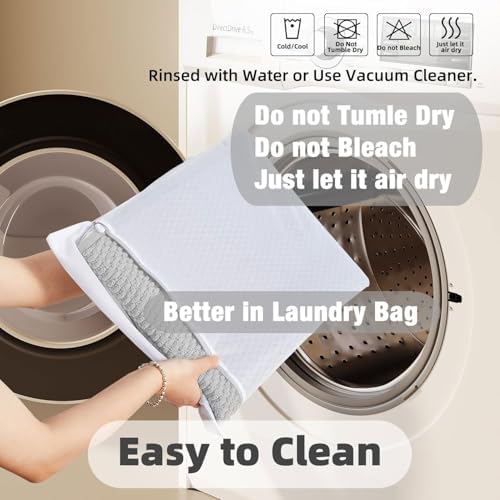 TYUU Bathroom Rugs Non Slip Washable, Super Absorbent Thin Bath Mat Quick Dry - Image 5