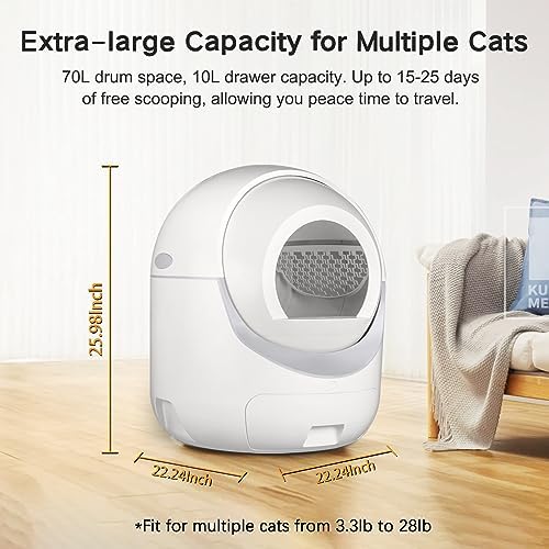 Self Cleaning Cat Litter Box, Automatic Cat Litter Box - Image 4