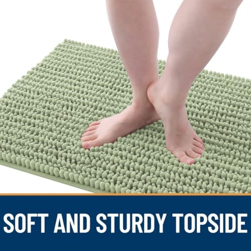 OLANLY Dog Door Mat for Muddy Paws 30x20, Ultra-Absorbent Chenille Mud Mat - Image 3