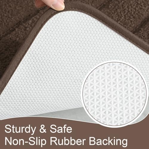 AROGAN Luxury Long Bathroom Rugs Runner 24x48 Inch Bath Rug Non Slip - Image 6