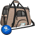 PetAmi Airline Approved Pet Carrier Cats & Small Dogs, Large Heather Taupe by PetAmi