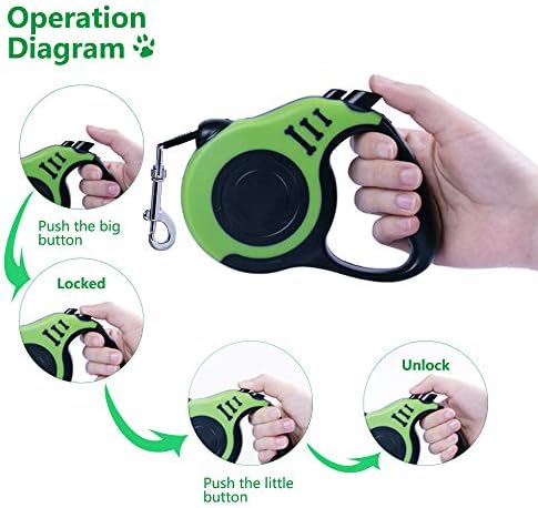 Retractable Dog Leash 10ft, Tangle-Free Expandable Leash - Image 3