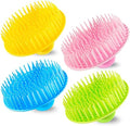 4PCS Hair Scalp Scrubber Massager Brush Head Exfoliator Shower Shampoo Comb by YEALIFE