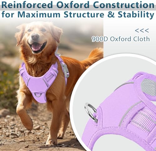 BARKBAY No Pull Dog Harness for Large Dogs, ID Tag Holder Dog Vest - Image 2
