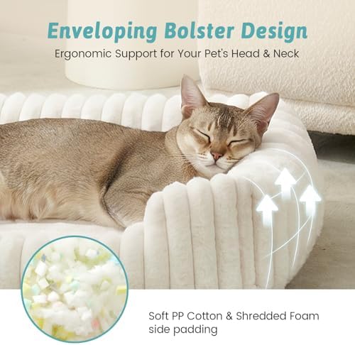 COZY KISS Orthopedic Pet Bed for Small Cats - Image 5