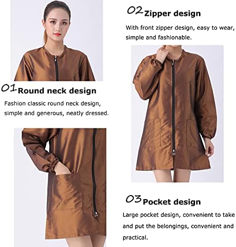 Professional Salon Smock Stylist Jacket Waterproof Hairdresser Cape Barber - Image 5