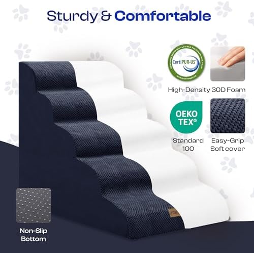 Miorun Extra Wide Dog Stairs for Large Dogs - Image 2