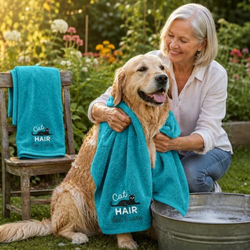 DAN RIVER Dog Towels for Drying Dogs & Cats 100% Cotton, 20x40'' - Image 6