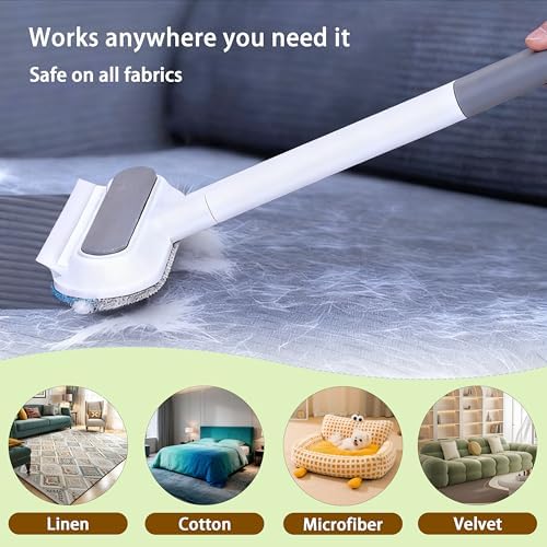 Pet Hair Remover for Furniture & Couch – 17.3 Inch Reusable Dog & Cat Hair Brush - Image 4