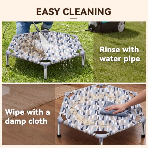 Elevated Dog Bed, Raised Cooling Dog Bed, Outdoor Dogs Cot Small, Pet Cot - Image 6