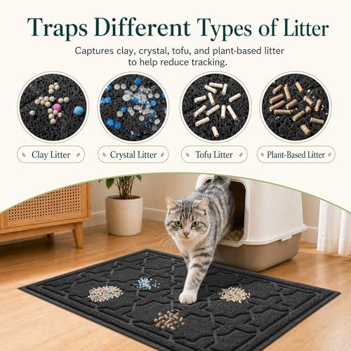 Yimobra Cat Litter Mat, Waterproof Litter Trap Mat - Image 2