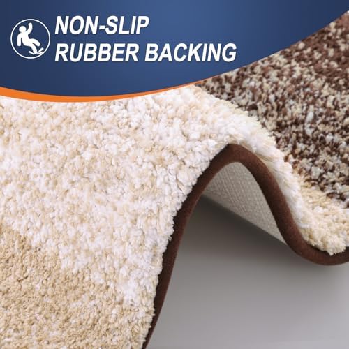 OLANLY Bathroom Runner Rug 47x24, Extra Soft Absorbent Microfiber Bath Rugs - Image 4
